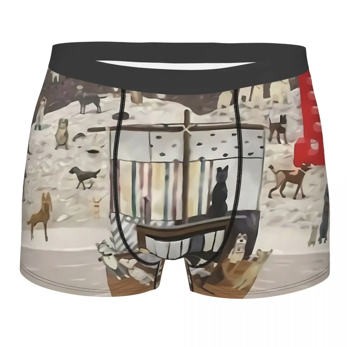 

Home Of Isle Of Dogs Underpants Homme Panties Male Underwear Sexy Isle of Dogs Shorts Boxer Briefs