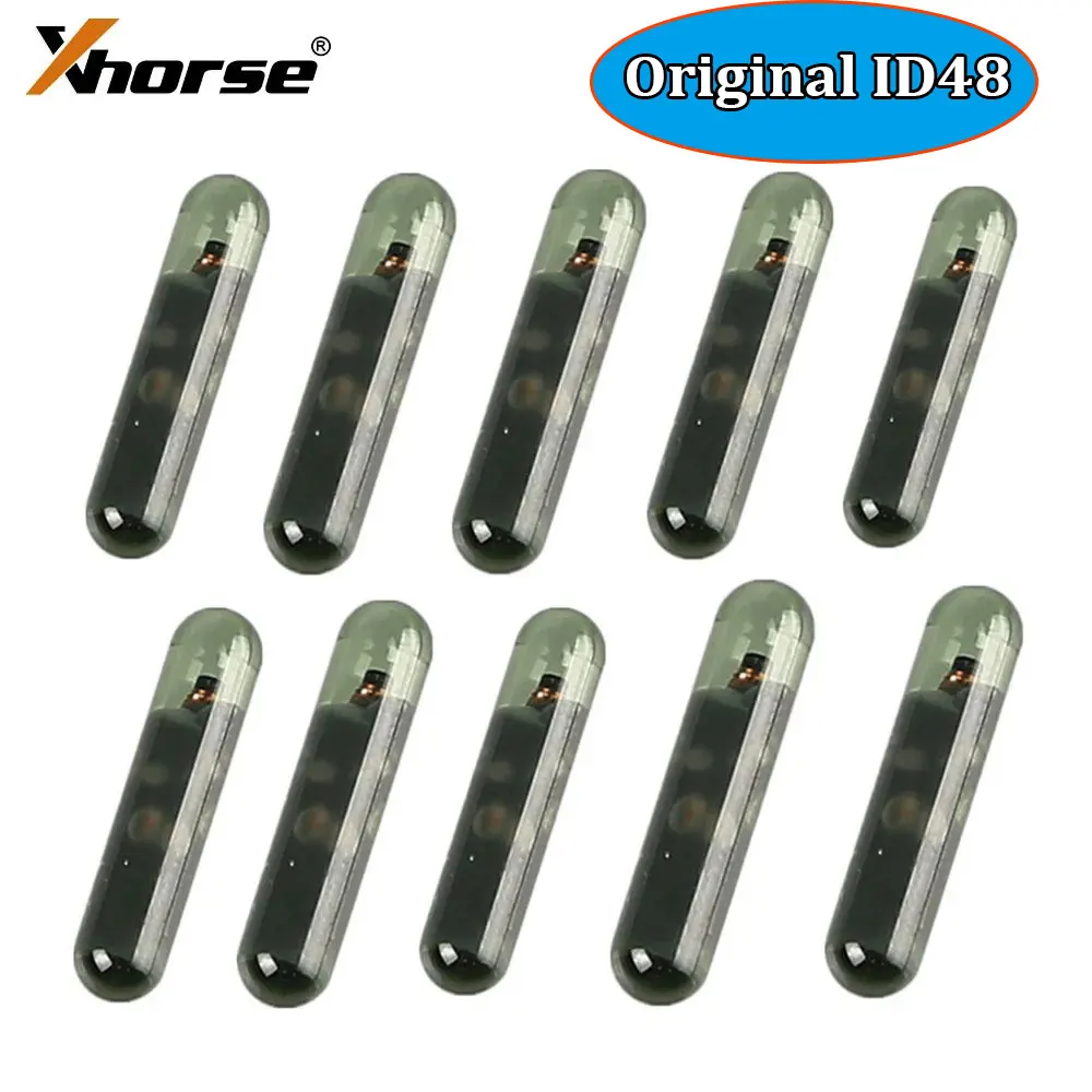 

Оригинальный чип ID48 ID48 чип транспондера для KEYDIY XHORSE VVDI2 48, чипы для автомобильных ключей, транспондерный копир 5/10/20/30/50/100 шт.