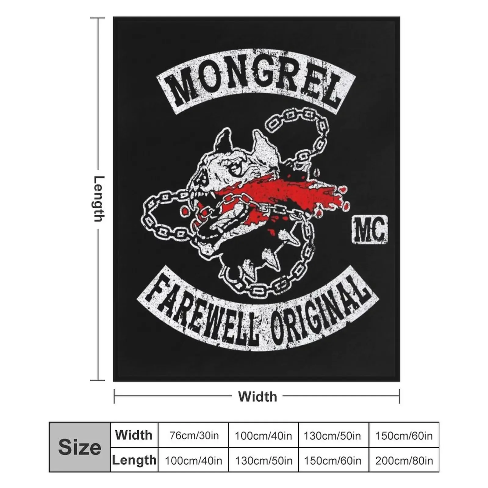 Одеяло Mongrel Motorcycle Club декоративные тонкие фланелевые одеяла