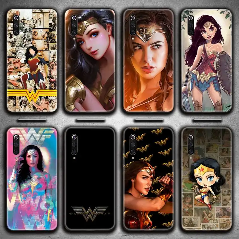 

DC SuperHero Wonder Woman Phone Case for Xiaomi Mi Note 10 Lite Mi 9T Pro xiaomi 10 CC9 9SE