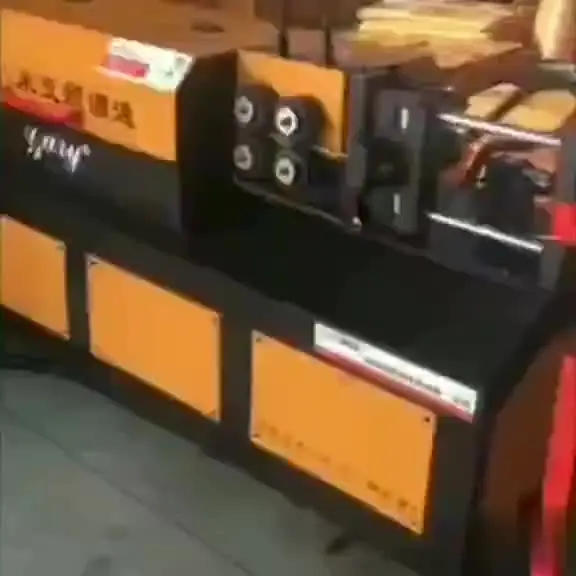 

Auto CNC Hydraulic Steel Bar Straightener And Cutter 14mm Steel Wire Straightening And Cutting Machine