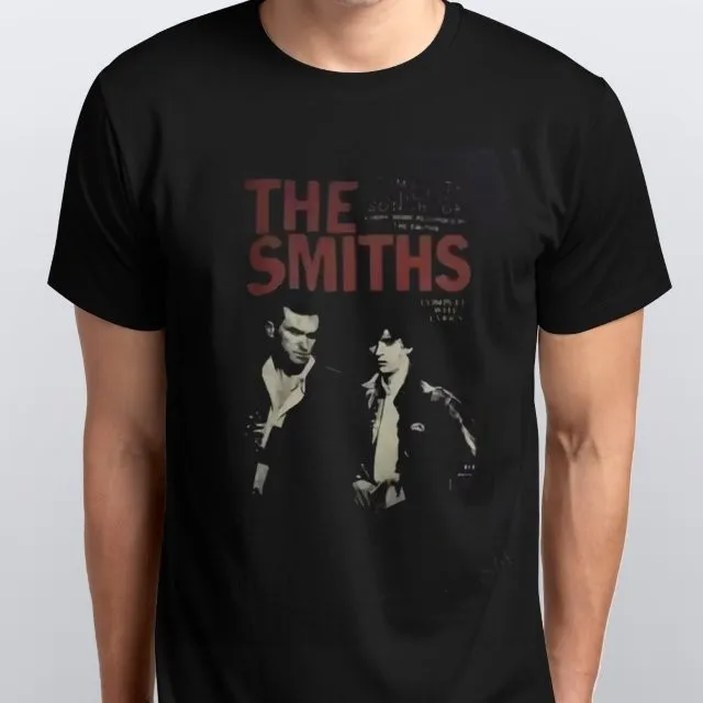 Фото Винтажная футболка The Smiths. Все размеры: S, M, L, XL, XXL, 3XL, 4XL. Цвета: черный, белый. №1