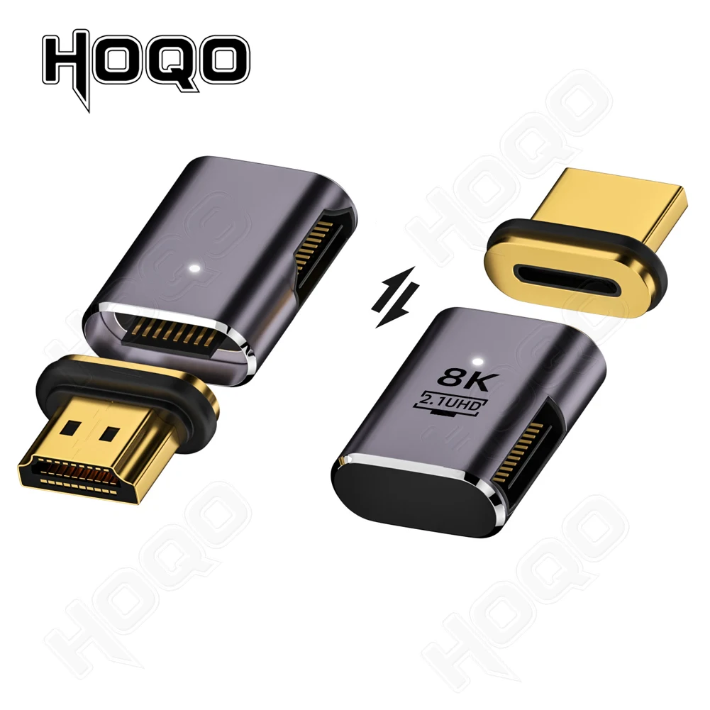 Магнитный адаптер 8K HDMI папа-мама для ТВ-приставки PS5 USB-концентратор