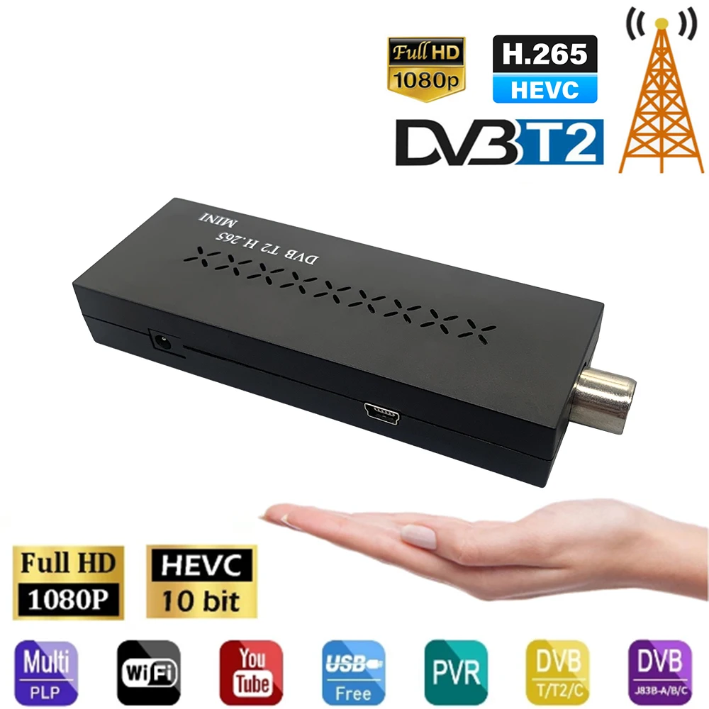 

Haohsat DVB T2mi Digital Italy TV Stick 4K T2 Italy Russia USB WIFI 1080p TV Stick Hevc 10Bit H.265 Funda Fire TV Stick