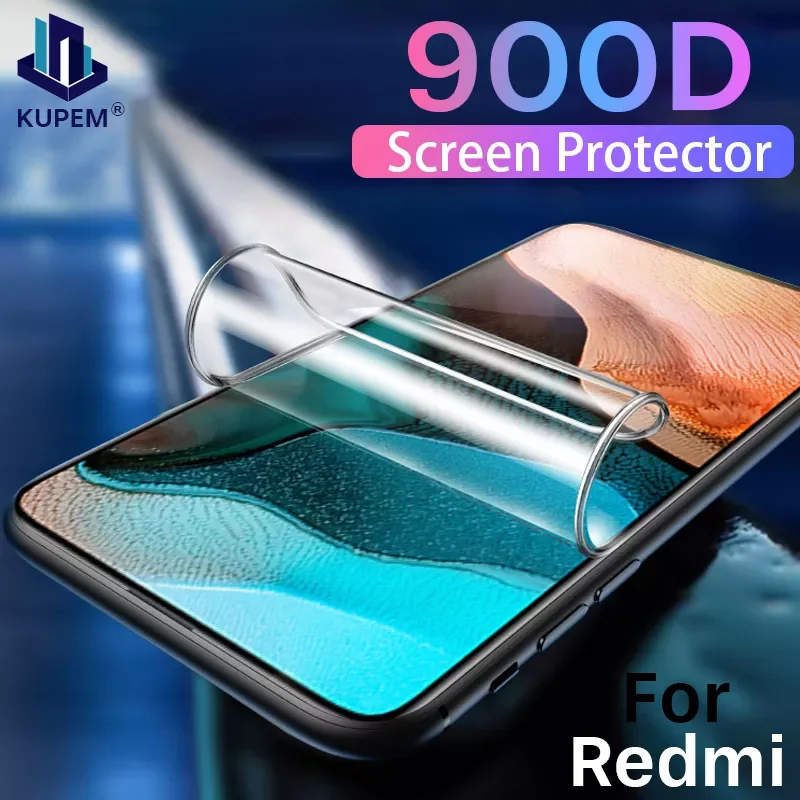 

900D Hydrogel Film For Xiaomi Redmi K20 K30 Note 9 9S Pro Max Screen Protector For Redmi Note 7 8 Pro 8T Soft Film Not Glass