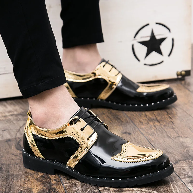 

Brand Mens Dress Shoes Leather Crocodile Print Monk Strap Black Oxford Double Buckle Business Formal Shoes Male Big Size 38-48