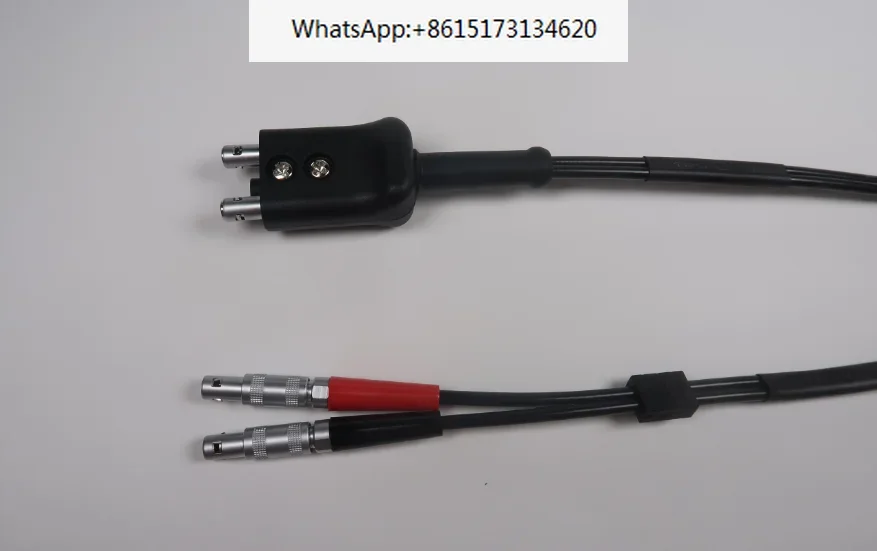 Кабель UT совместимый с стильной вилкой LEMO 00 для двойного эквивалент GE/Krautkramer DA233