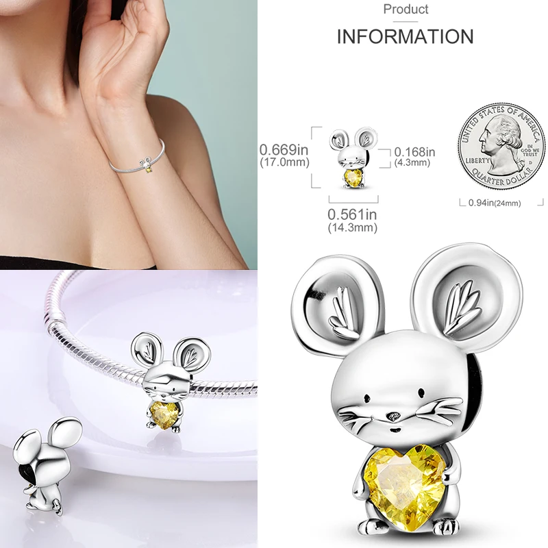 PAMELA 925 Sterling Silver Butterfly Boy Girl Bead Elephant Angel Charm plata de ley Original For Bracelets Jewelry Pendant |