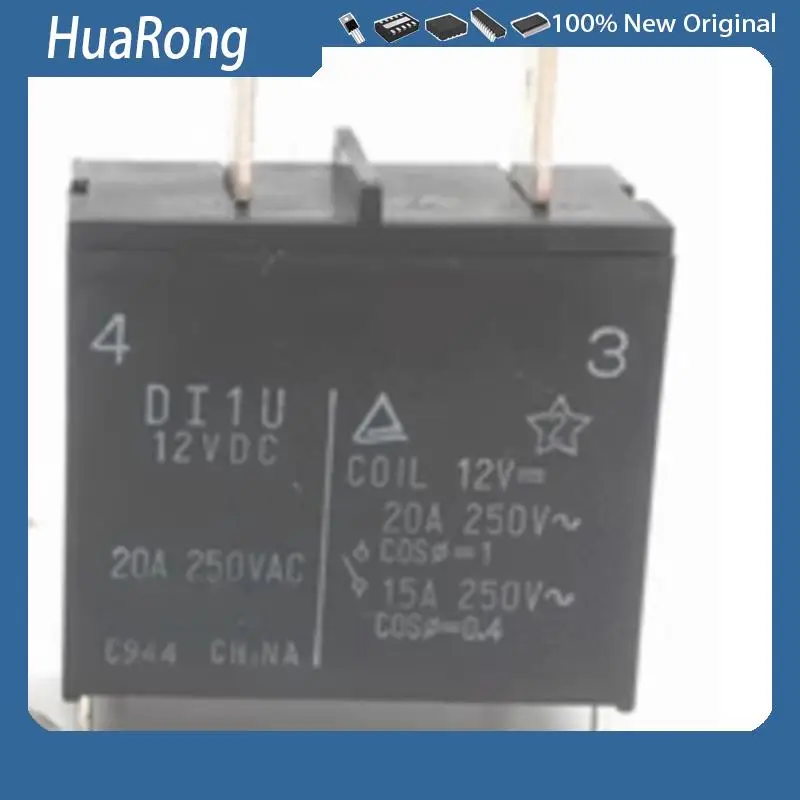 5 шт./лот DI1U 12 В постоянного тока 20 А DI1U-12VDC PIN4