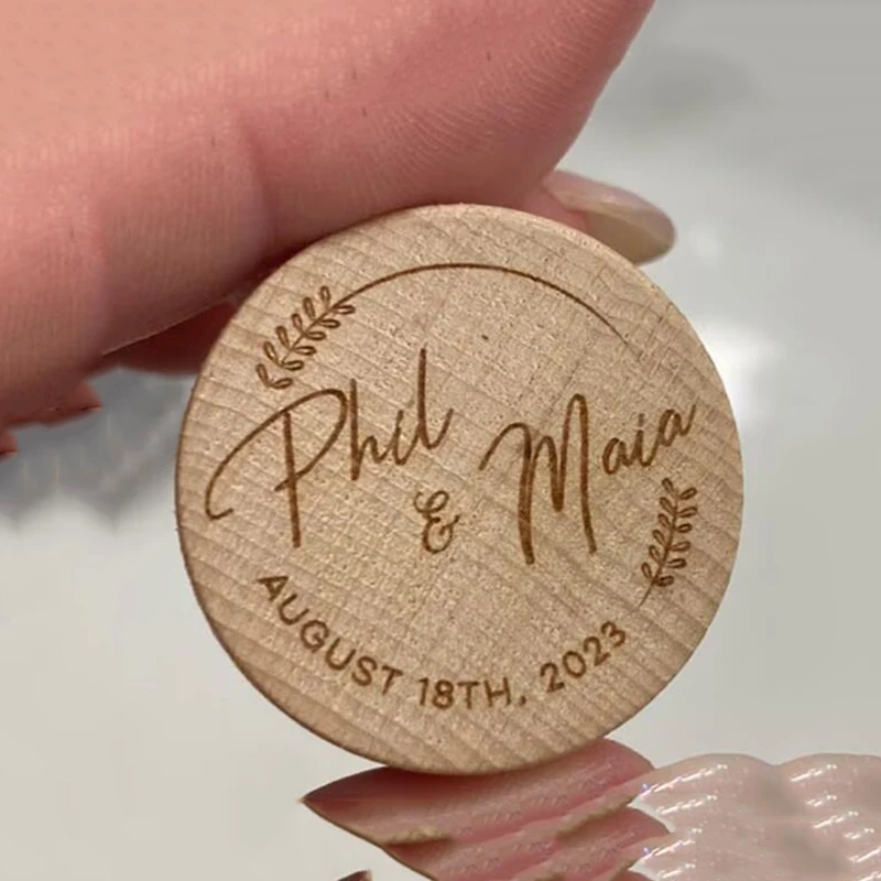 Свадебные сувениры изготовленные на заказ пробка для вина деревянная винных