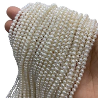natural freshwater pearl bead aa grade small 2mm round beads jewelry making diy bracelet necklace earrings 3mm trendy mini beads