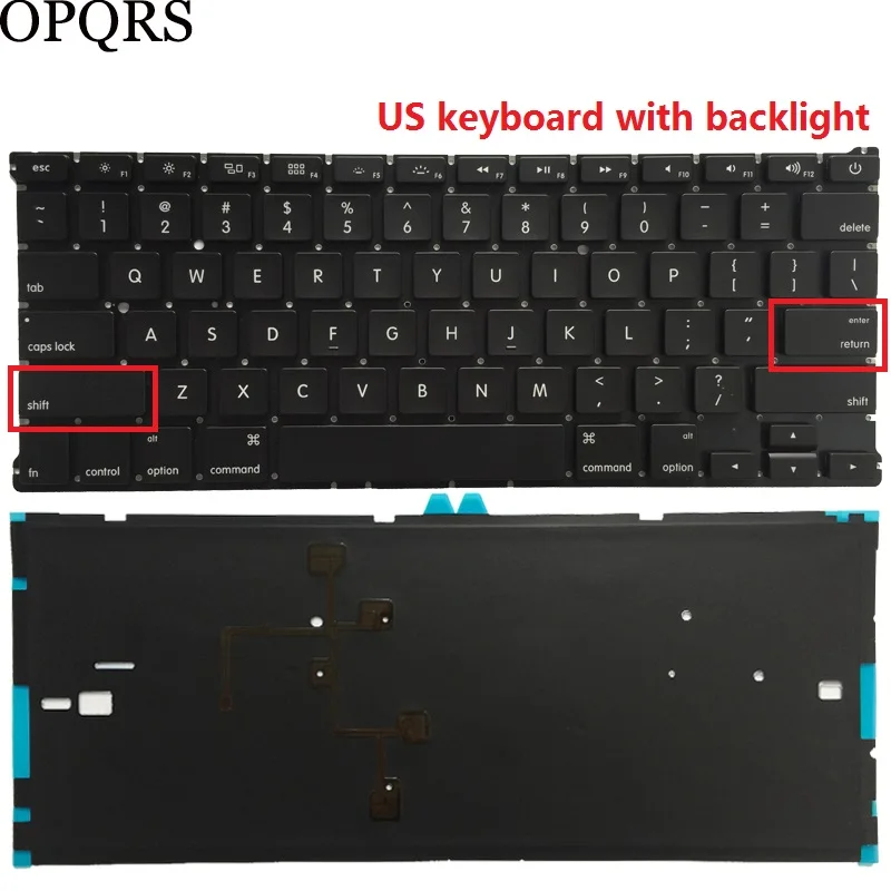 Для Macbook Air 13 &quotA1466 A1369 MD231 MD232 MC503 MC504 2011-2015 Русская клавиатура для ноутбука