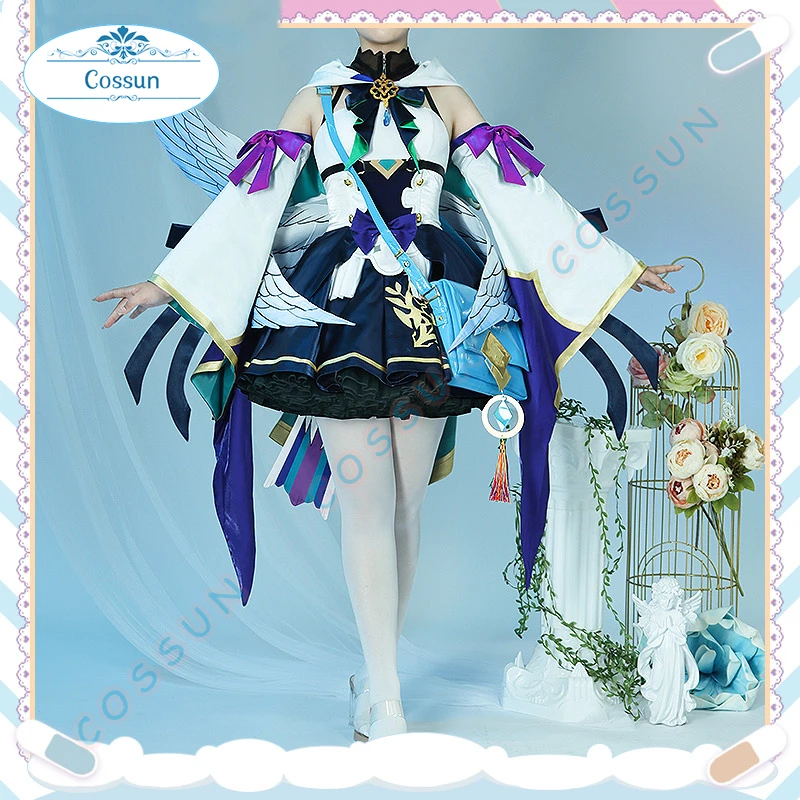 

Anime Game Vtuber Hololive Enna Alouette Cosplay Costume Halloween Women Fres Shipping 2022 Lolita Dress