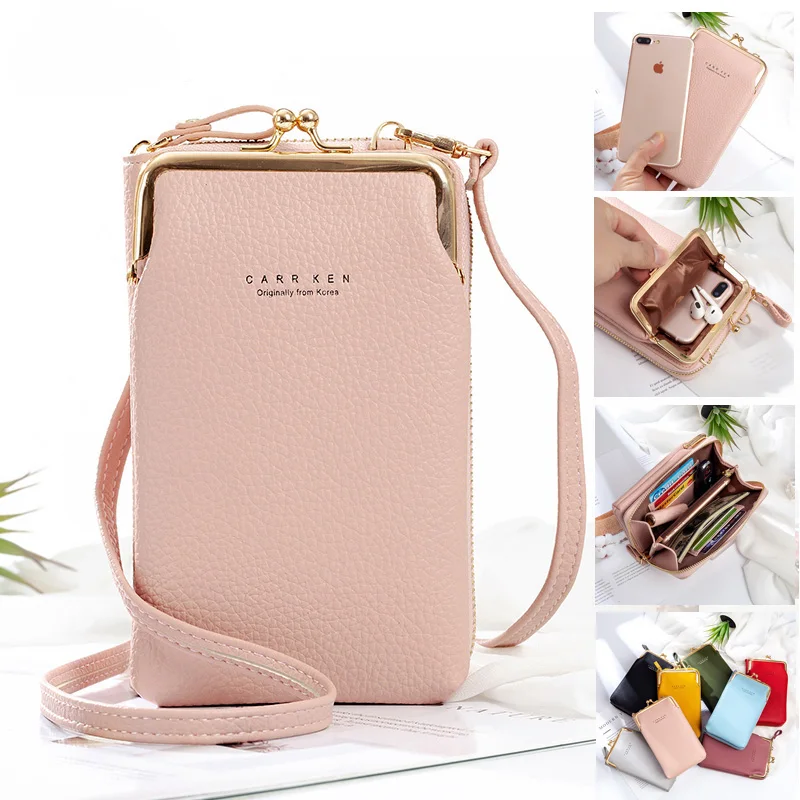 Small Womens Purses and Handbags Luxury Designer Korean Solid Shoulder Bags PU Flap Phone Bag New 2022 Cheap High Quality