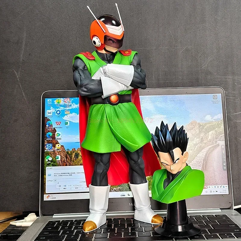 Фото В наличии 32 см Dragon Ball Z Super Saiyan Son Gohan Фигурка Great Ssj2 Gohan Аниме Фигурки Статуя Коллекция ПВХ Модель Игрушки №1
