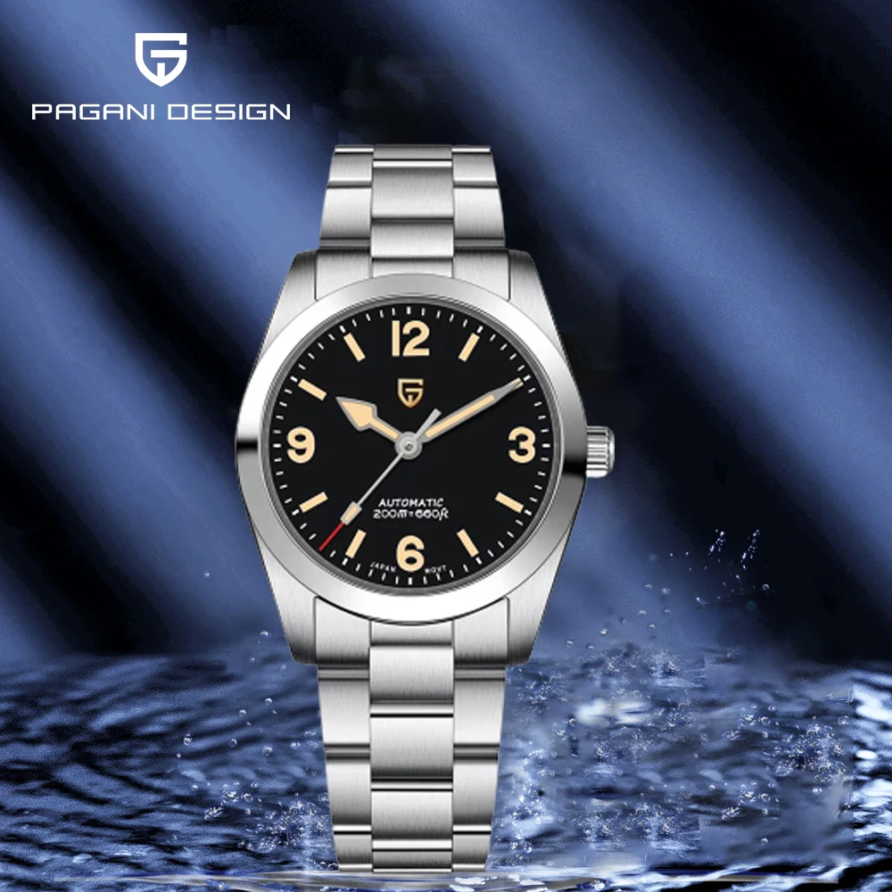 Новинка 2022 роскошные мужские автоматические механические часы PAGANI DESIGN из