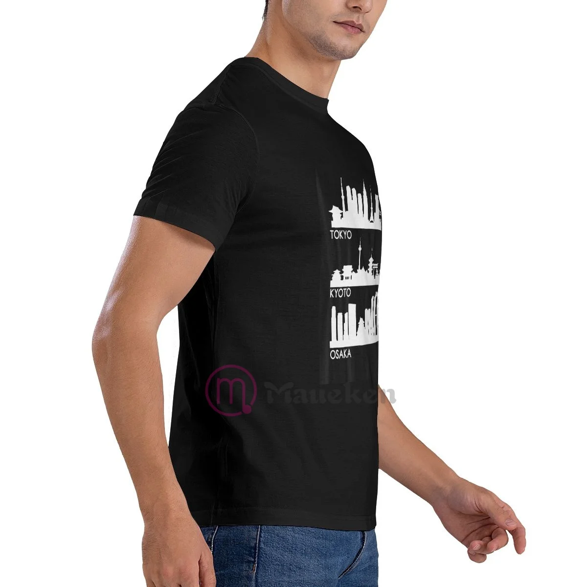 Коллекция 2022 года Токио Осака Кио Япония города черты мужские и женские футболки