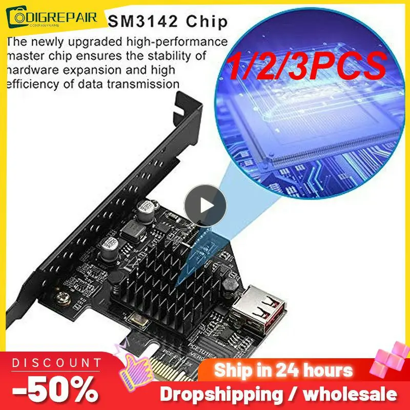 

1/2/3 шт. 2X к USB3.1 A-Key Gen2 Передняя Расширительная плата типа E, 10 Гбит/с Тип E Внутренняя 20-контактная Передняя панель Разъем переходная карта