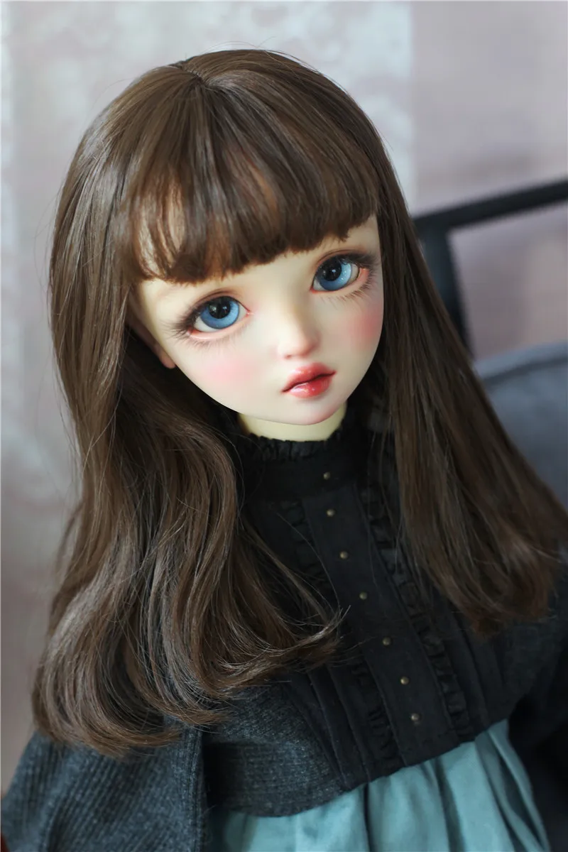 

BJD. Dd.sd baby's wig with middle and long hair milk silk deducted inside the tail: 3 points, 4 points and 6 points