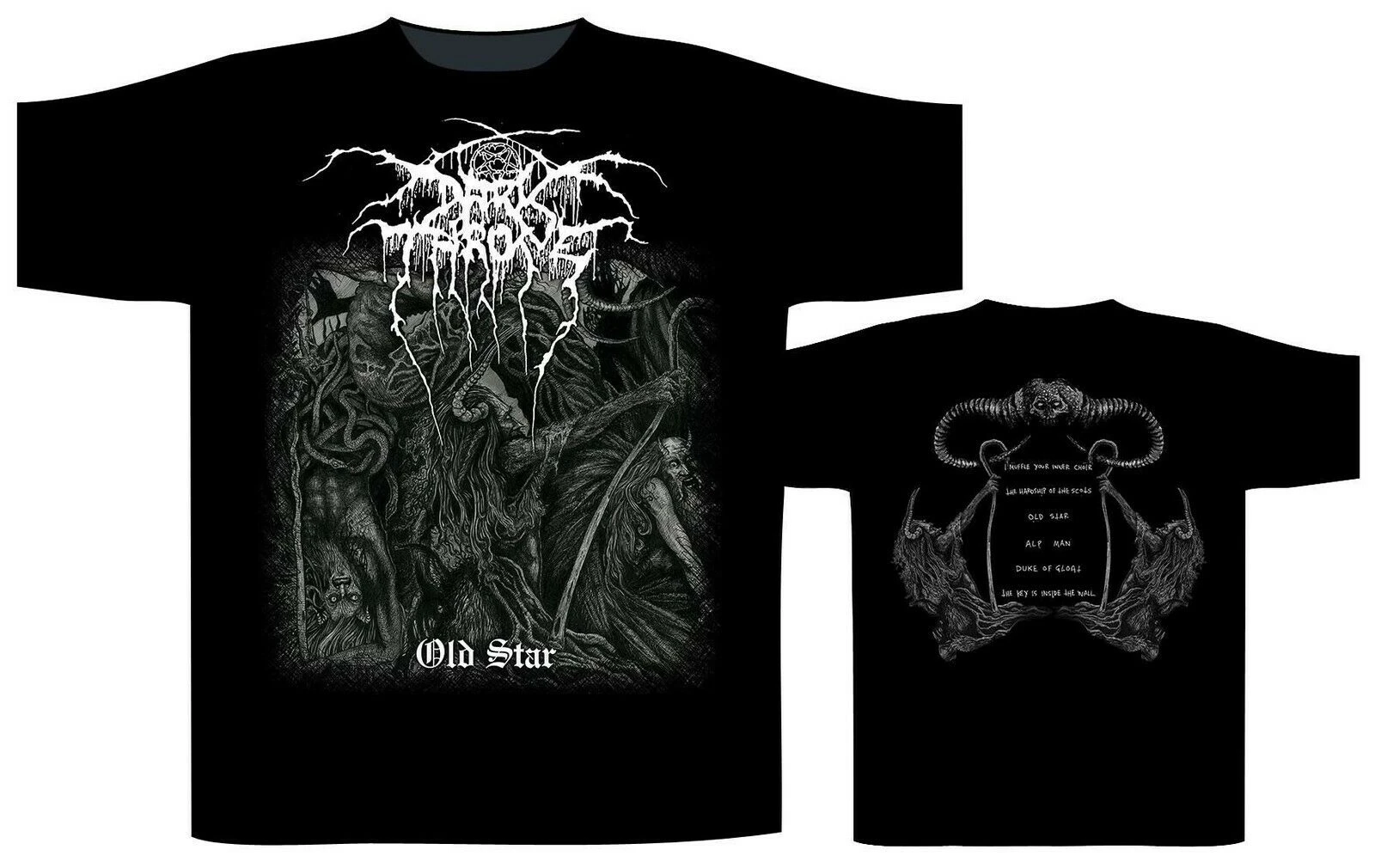 Новинка официальная черная рубашка с затемненным престолом со старинной звездой