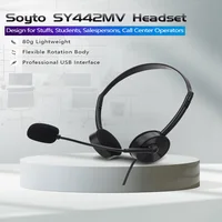 Business Headphones Bluetooth Earphone Soyto SY-442 Waterproof Sweatproof Sports Headset Earbuds Earpiece
