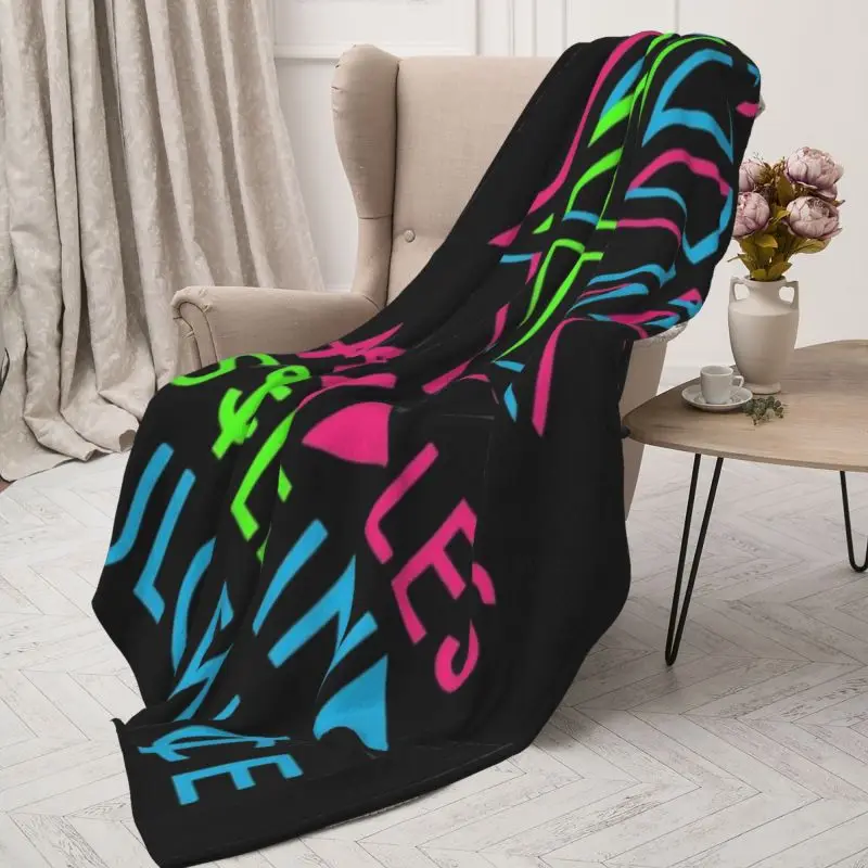 Одеяло Фланелевое с 3D принтом удобное мягкое одеяло в стиле хип-хоп панк-рок
