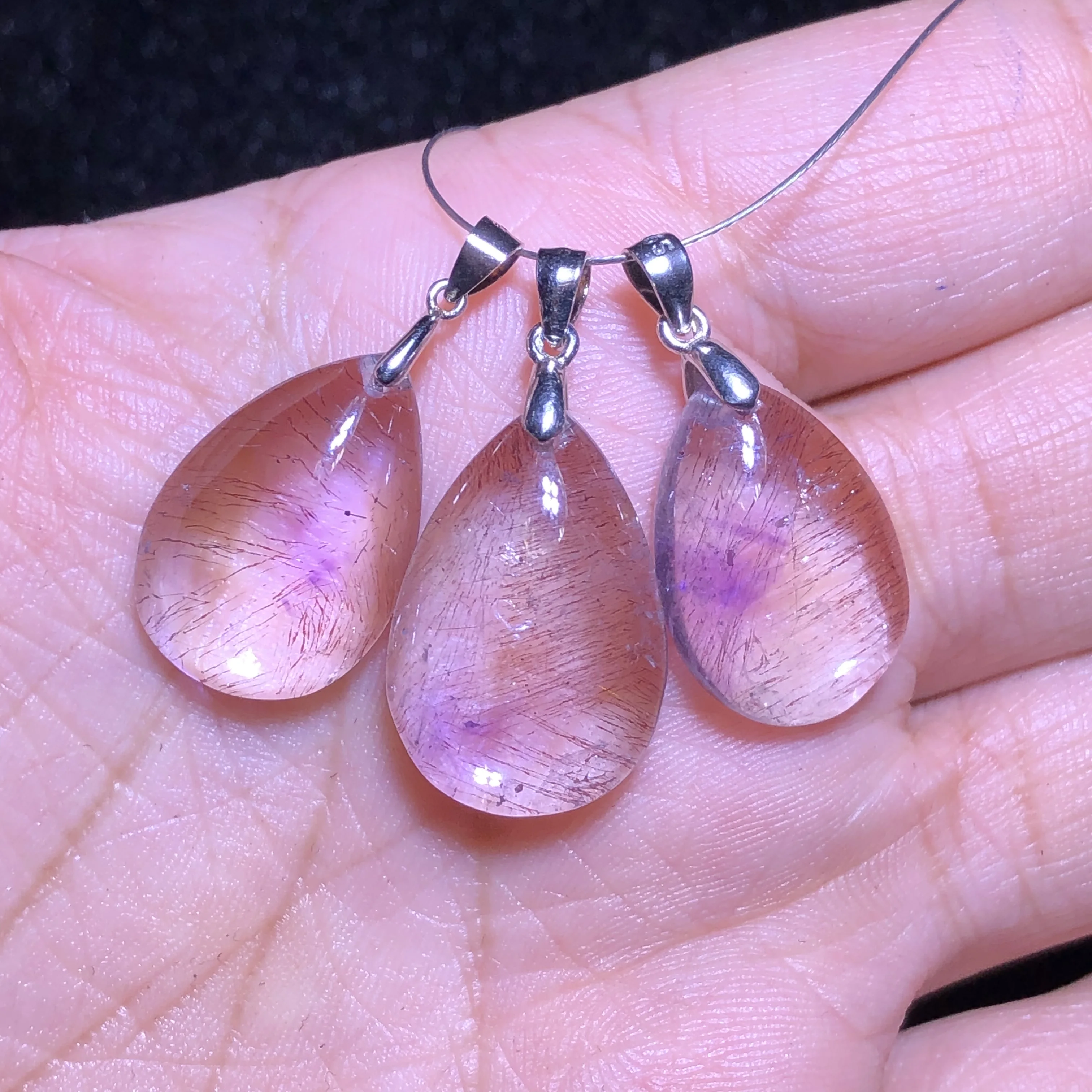 Женский кулон в виде капли воды Fengbaowu из стерлингового серебра 925 пробы с