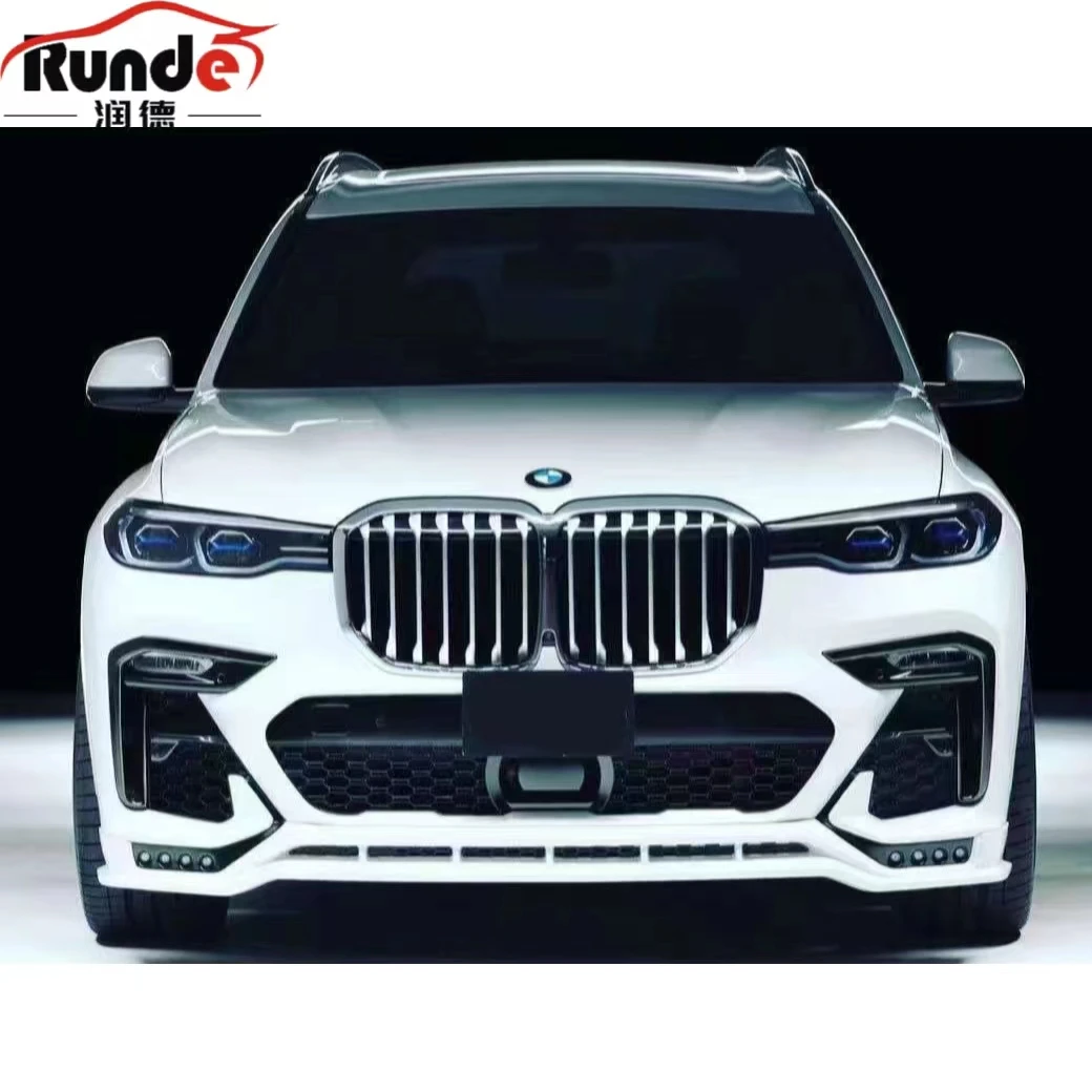 Фото Материал PP для b mw X7 G07 Обновленный комплект кузова в Wald Style, передняя губа, задняя губа, боковая юбка, задний спойлер №1