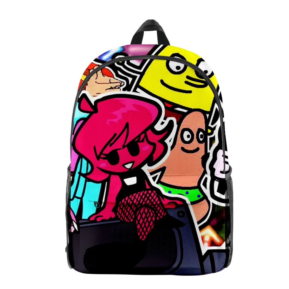 

Trendy friday night funkin pupil Bookbag Notebook Backpacks 3D Print Oxford Waterproof Boys/Girls Casual Travel Backpacks