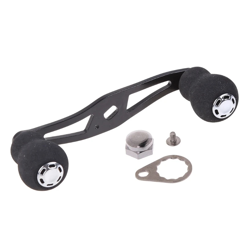 

Новинка 2022, рыболовная ручка, катушка с двойной ручкой, сменный аксессуар для заброса приманки из алюминиевого сплава