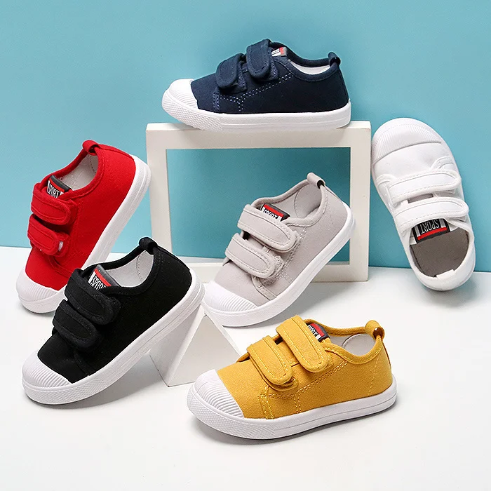 

Kids Shoes Girls Boys Top Sneakers Canvas Toddler Breathable Shoes 2023 Spring New Running Sport Baby Soft Casule Sneaker