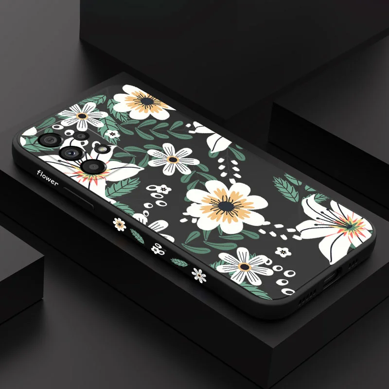 

Flower Sounds Phone Case For Samsung A73 A53 A33 A23 A13 A03 A03S A04 A04S A72 A52 A52S A32 A22 A12 A02S A02 A71 A51 4G 5G