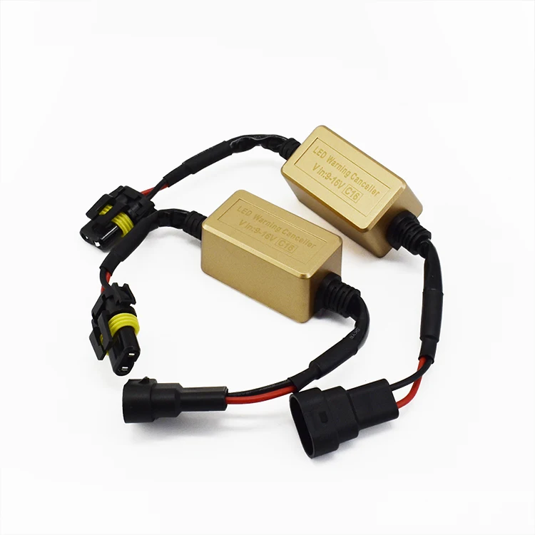 

Ronan Canbus Decoders C16 Предупреждающий резистор без мерцания без ошибок 12 В для двухсветодиодных линз и светодиодной лампы HID Plug and Play