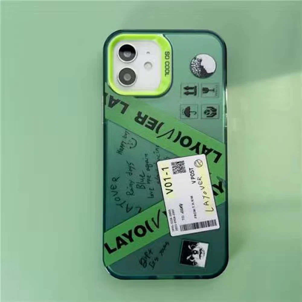 V LAYOVER TaeHyung Phone Case for Oppo Realme 13 12 11 10 9i 8 8i C65 C63 C55 C53 C35 C33 C20 C21Y C15 C21 Matte Back Cover