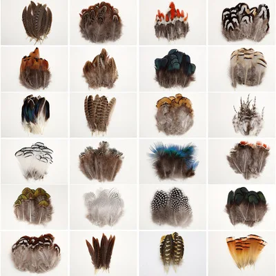 

50pcs diy Ornament Accessories Handmade feather artifact Decorative materials pheasant feather