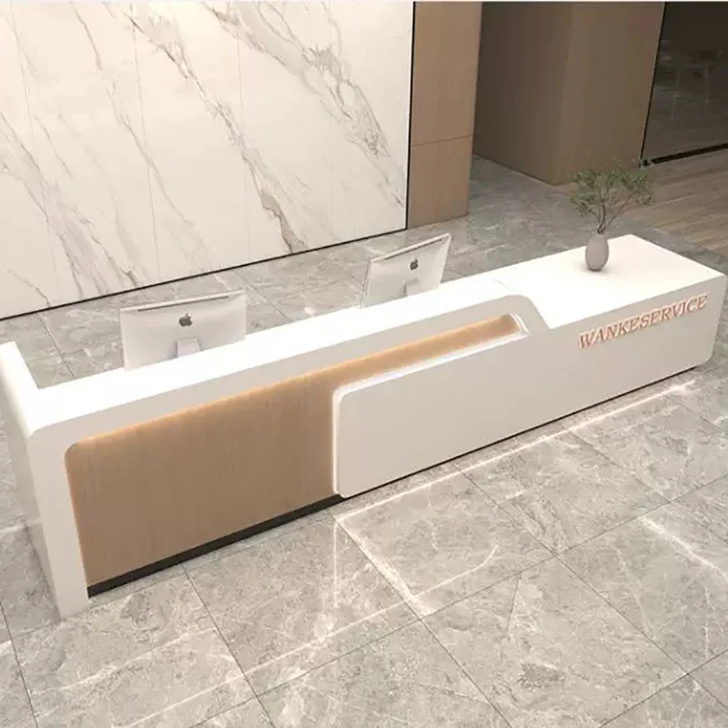 Роскошная офисная стойка регистрации офисный стол современная школа студия