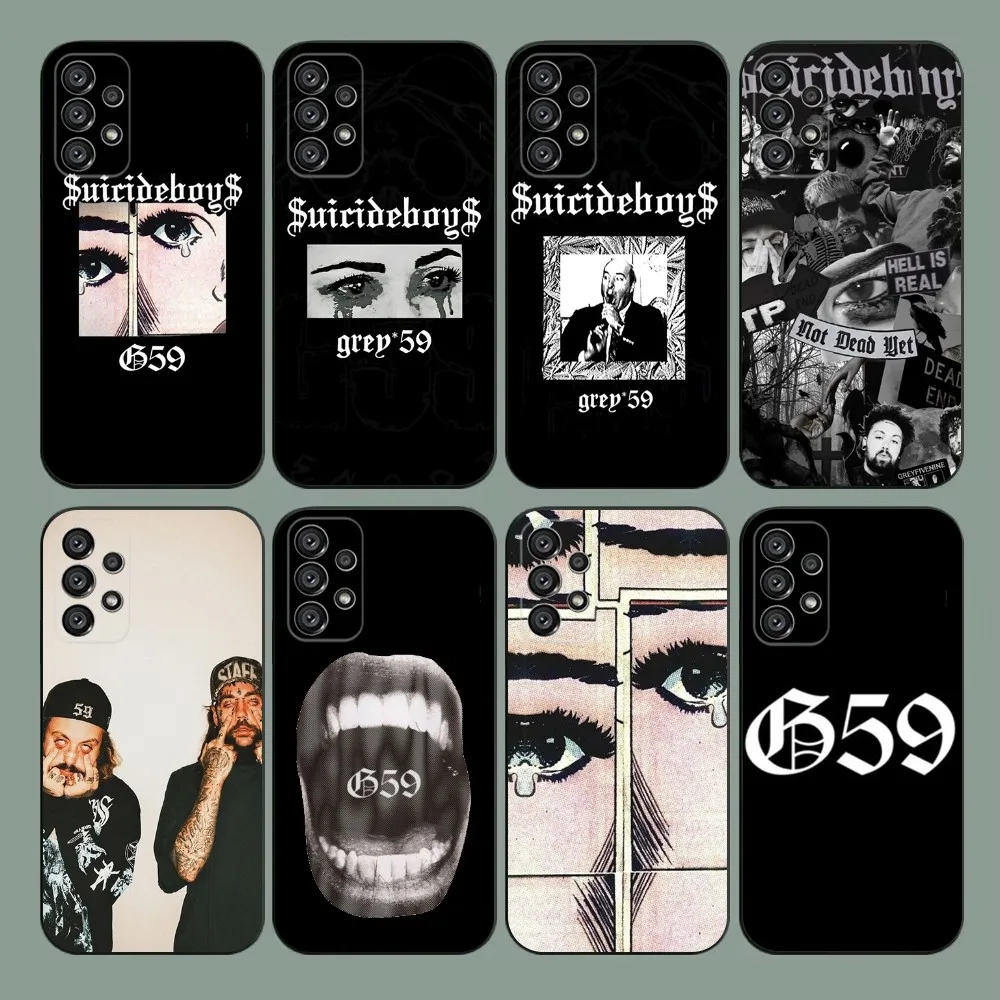 Чехол для телефона Rap Group S-Suicideboys-S G59 Samsung Galaxy A20 A21s A22 A31 A32 A52 A53 A72 73 A80 A91 Мягкий черный