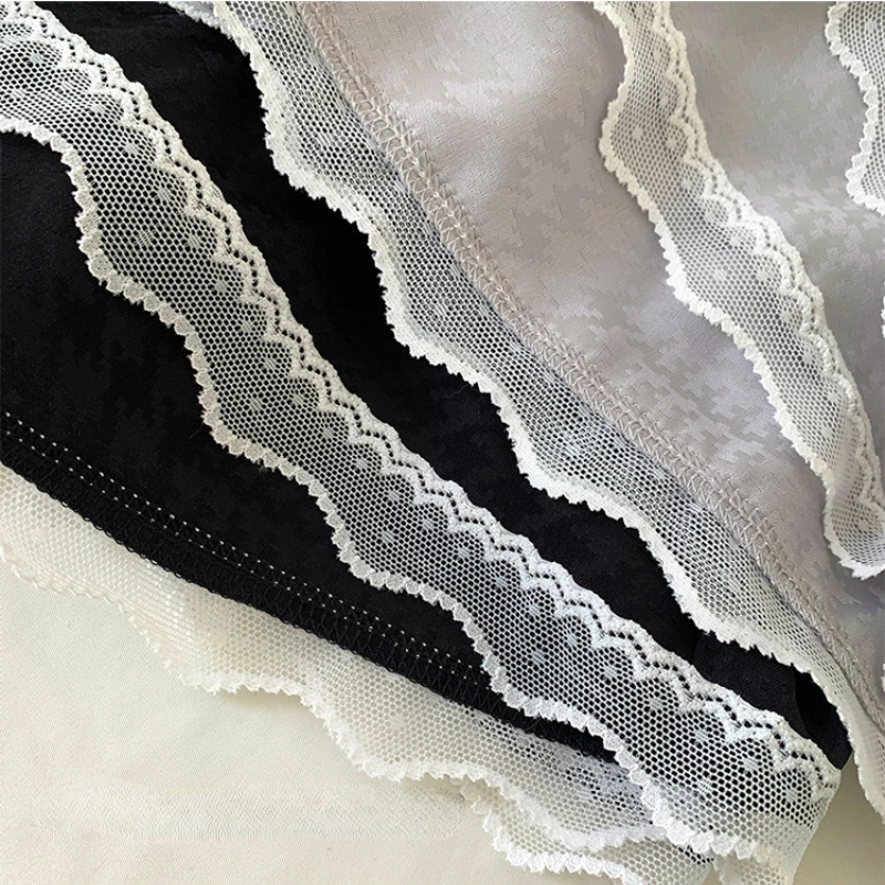 New Sling Pajamas Women's Summer Houndstooth Shorts Sweet Comfortable Girl Home Service Breathable Soft and Cool Feeling Suit