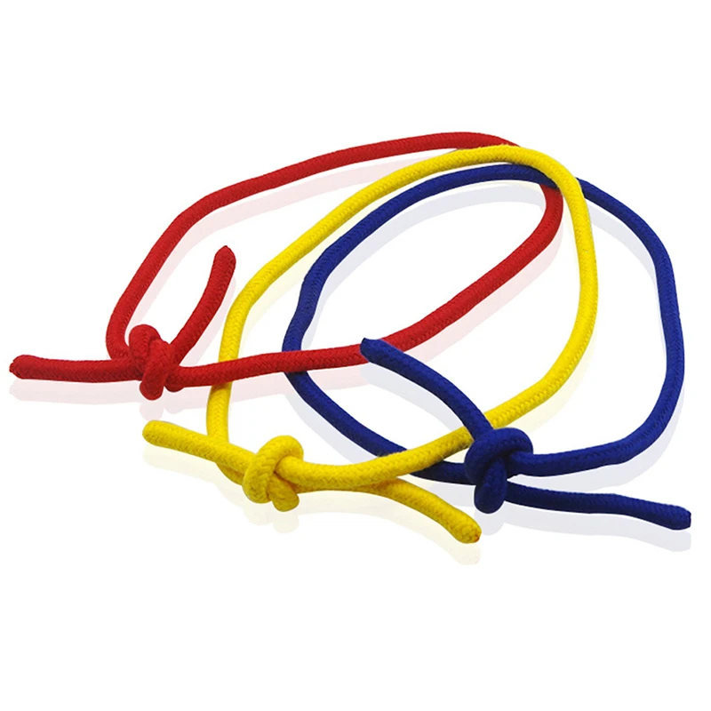 

Three Strings Linking Ropes Magic Tricks Red Yellow Blue Magic Rope Close Up Street Magic Props Illusions Gimmick Accessories