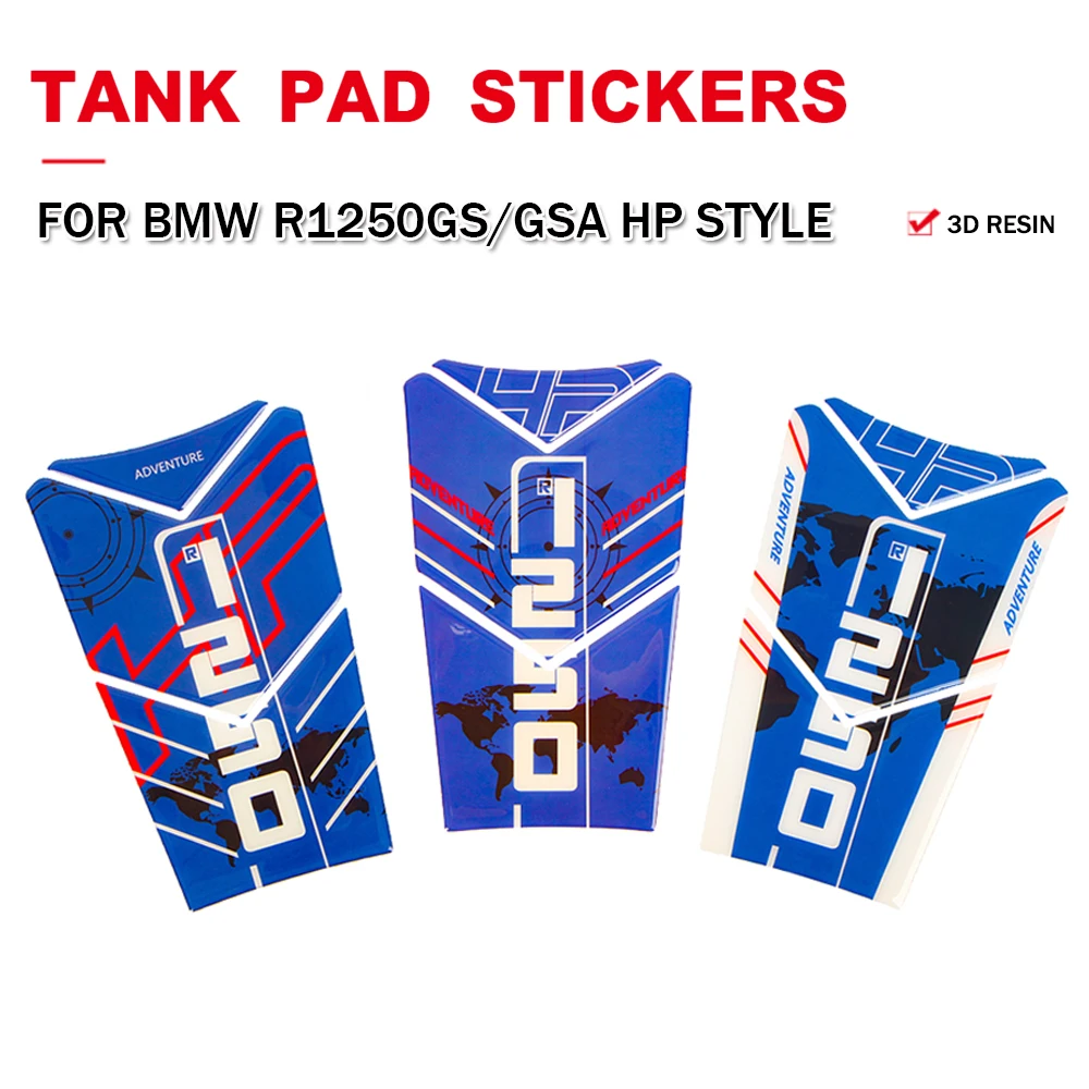 

Motorcycle Fuel Tank 3D Resin Sticker Protective Decals For BMW R1250GS Adventure R 1250GS Adv R1250 GS GSA HP Style 2018-2023