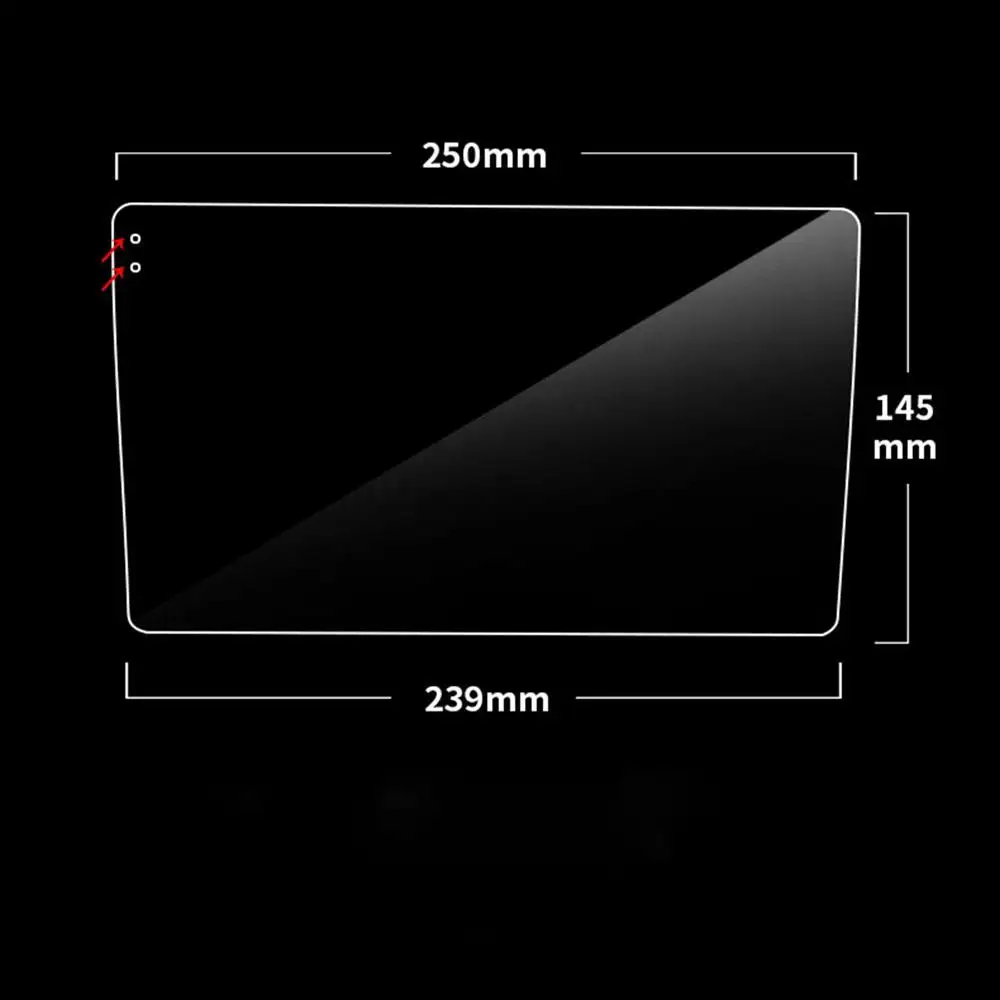 

250*145*239 мм закаленное стекло для экрана Защитная пленка для Teyes CC2L CC2 plus 10,1 дюймов автомобильное радио Стерео DVD GPS Защита от царапин