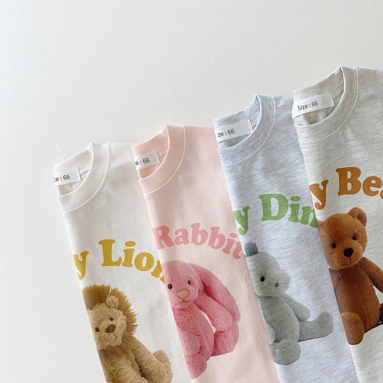2022 Korean Summer Baby Boy Romper Outfit Organic Cotton Bear Print T shirts Romper 3month Infant Clothing Baby Girl Bodysuit