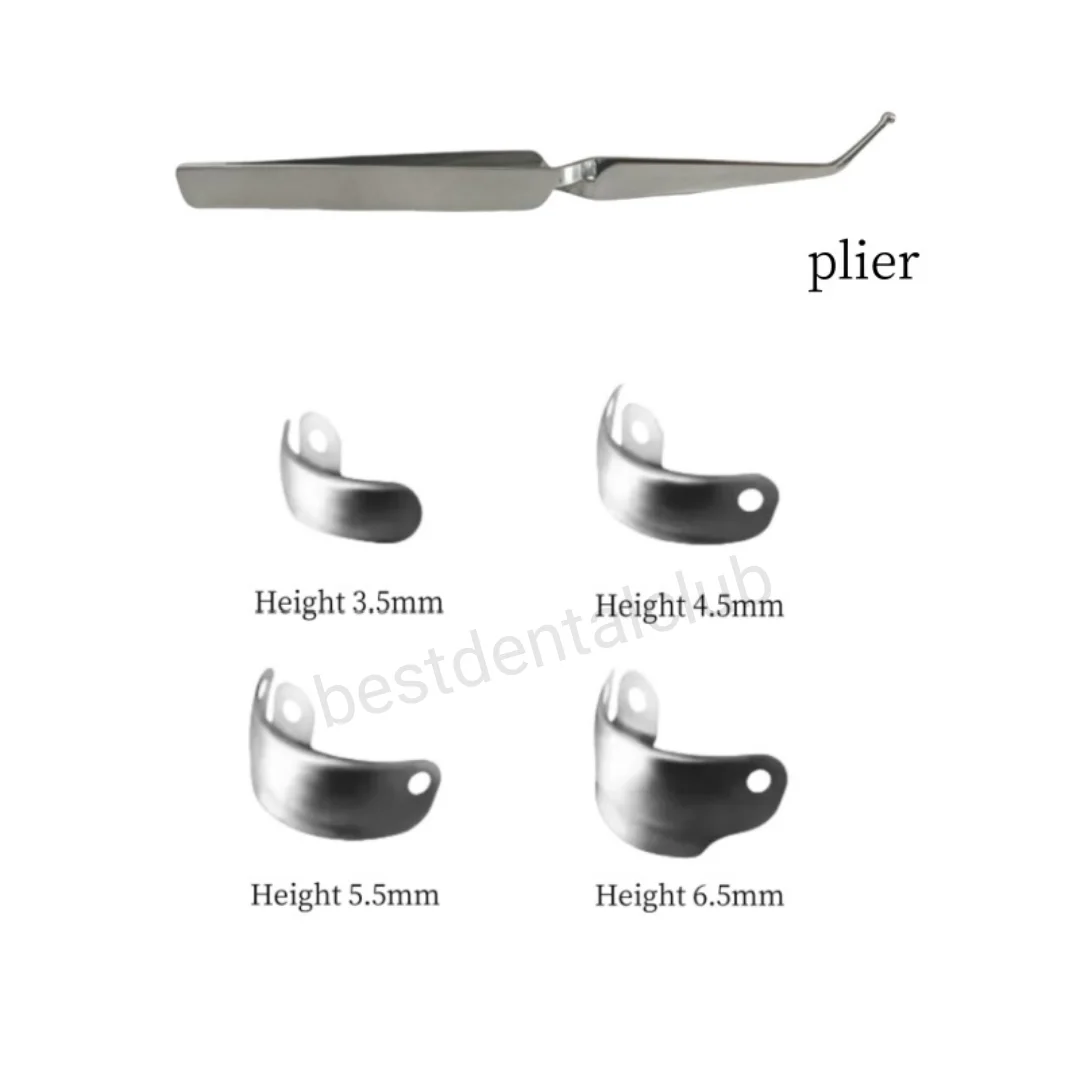 Стоматологические Матричные полосы титановые зеркальные матрицы вставка