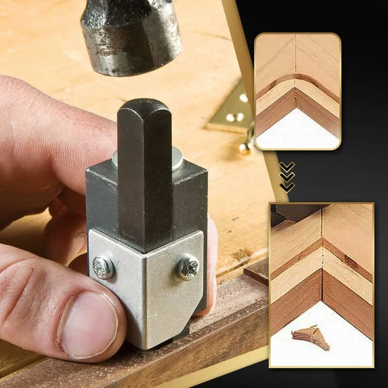 

Wood Carving Corner Chisel Square Hinge Recesses Mortising Right Angle Carving Chisel for Woodworking Tool Carving Chisel Tools