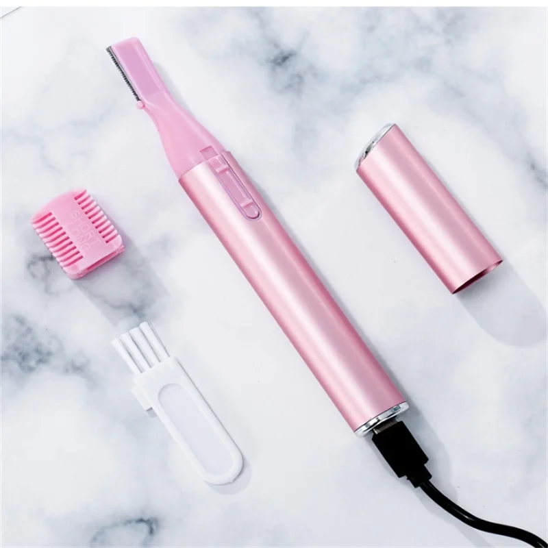 Портативный Мини-электрический Триммер Для Бровей Женщин Перезаряжаемый