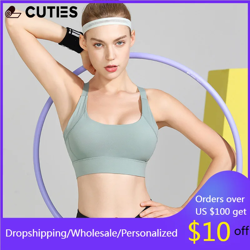 

Crop Tank Bra Woman Top Women Cross Sport Underwear Bracket Kit Push Up Wide Underwire Sports Girls Binder Bras Invisible Shirts