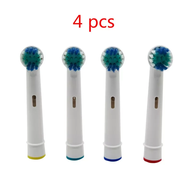

4pcs/packs Electric Toothbrush Heads Brush Heads Replacement for Oral Hygiene B Sensitive EBS-17A For Family Health Use