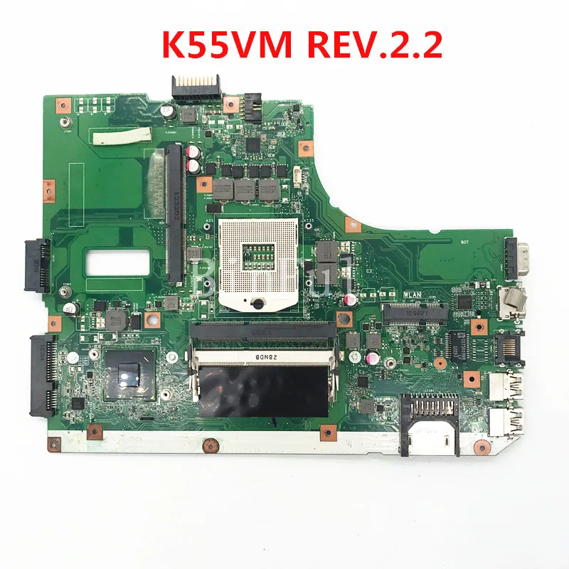 

High Quality For Asus A55V K55V K55VM REV.2.0/2.2 Laptop Motherboard HM76 100% Full Tested Working Well Free Shipping