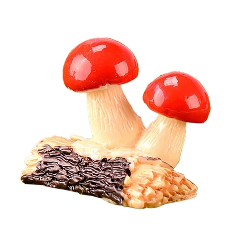 Миниатюрная фигурка гриба из смолы OOTDTY