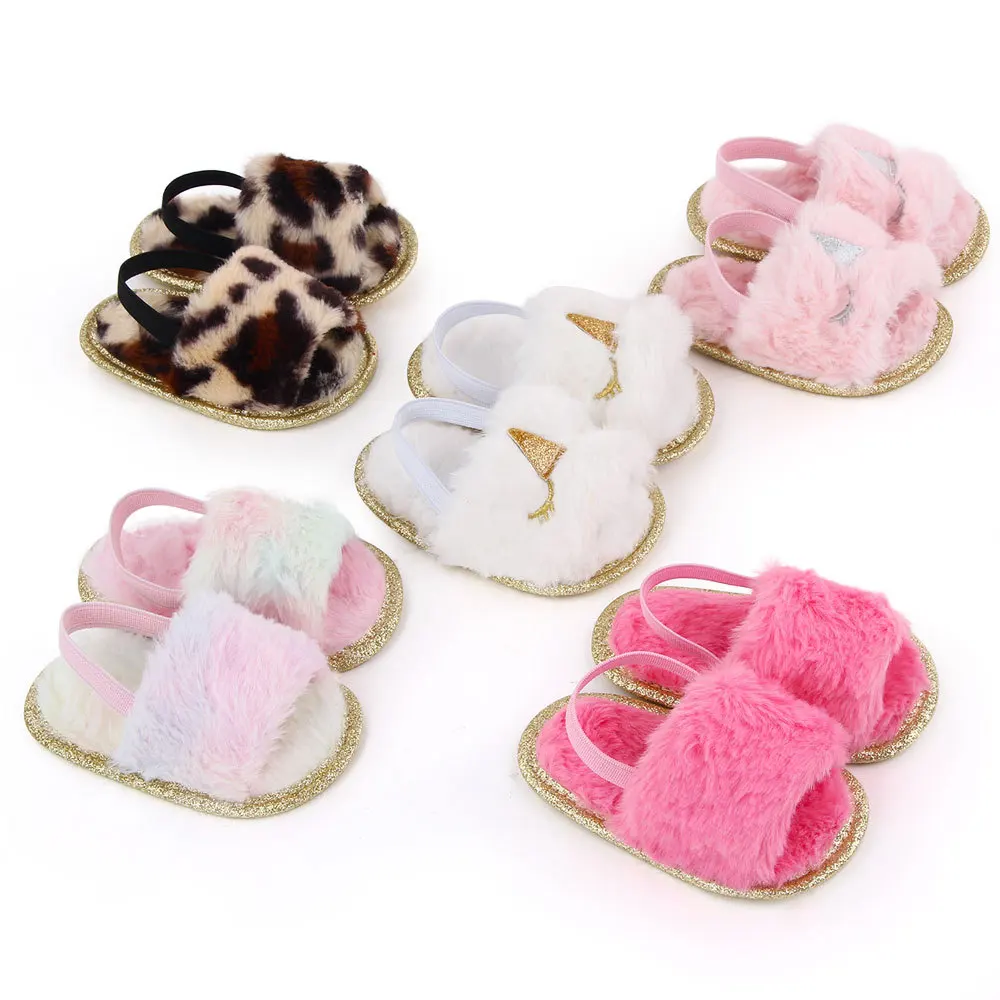 Fashion Faux Fur Baby Shoes Spring Winter Cute Infant Sneakers Toddler First Shoes Baby Boys Girls Shoes Zapatillas Sapatos